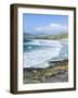 Borve Beach on South Harris in Stormy Weather, Scotland-Martin Zwick-Framed Photographic Print