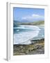 Borve Beach on South Harris in Stormy Weather, Scotland-Martin Zwick-Framed Premium Photographic Print