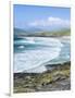 Borve Beach on South Harris in Stormy Weather, Scotland-Martin Zwick-Framed Photographic Print