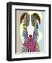 Borzoi Russian Wolfhound-Lanre Adefioye-Framed Giclee Print