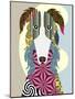 Borzoi Russian Wolfhound-Lanre Adefioye-Mounted Giclee Print