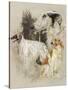 Borzoi-Barbara Keith-Stretched Canvas