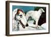 Borzoi-English School-Framed Giclee Print