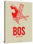 Bos Boston Poster 1-NaxArt-Stretched Canvas