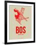 Bos Boston Poster 1-NaxArt-Framed Art Print