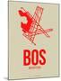 Bos Boston Poster 1-NaxArt-Mounted Art Print