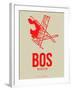 Bos Boston Poster 1-NaxArt-Framed Art Print