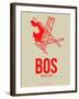 Bos Boston Poster 1-NaxArt-Framed Art Print