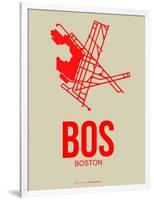 Bos Boston Poster 1-NaxArt-Framed Art Print