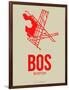 Bos Boston Poster 1-NaxArt-Framed Art Print