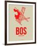 Bos Boston Poster 1-NaxArt-Framed Art Print