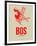 Bos Boston Poster 1-NaxArt-Framed Art Print