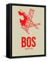 Bos Boston Poster 1-NaxArt-Framed Stretched Canvas