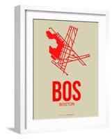 Bos Boston Poster 1-NaxArt-Framed Art Print