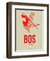 Bos Boston Poster 1-NaxArt-Framed Art Print