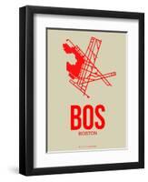 Bos Boston Poster 1-NaxArt-Framed Art Print