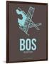 Bos Boston Poster 2-NaxArt-Framed Art Print