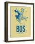 Bos Boston Poster 3-NaxArt-Framed Art Print