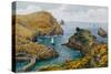 Boscastle, Entrance to Harbour-Alfred Robert Quinton-Stretched Canvas
