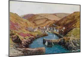 Boscastle, Harbour-Alfred Robert Quinton-Mounted Giclee Print