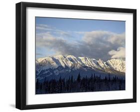 Bosche Range in Winter, Jasper National Park, Rocky Mountains, Alberta, Canada-James Hager-Framed Photographic Print