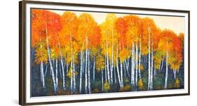 Bosco d'autunno-Angelo Masera-Framed Art Print