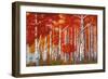 Bosco di betulle-Angelo Masera-Framed Art Print