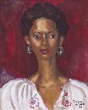 Lady in a Pink Headtie, 1995-Boscoe Holder-Framed Photographic Print