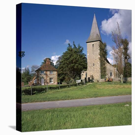 Bosham Church in Sussex, 9th Century-CM Dixon-Stretched Canvas