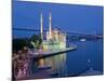 Bosphoros River Bridge and Ortakoy Camii Mosque, Ortakoy District, Istanbul, Turkey-Gavin Hellier-Mounted Photographic Print