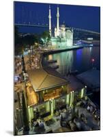 Bosphoros River Bridge and Ortakoy Camii Mosque, Ortakoy District, Istanbul, Turkey-Gavin Hellier-Mounted Photographic Print