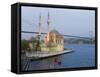 Bosphorous Bridge and Ortakoy Camii Mosque in the Trendy Ortakoy District, Istanbul, Turkey-Gavin Hellier-Framed Stretched Canvas