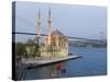 Bosphorous Bridge and Ortakoy Camii Mosque in the Trendy Ortakoy District, Istanbul, Turkey-Gavin Hellier-Stretched Canvas