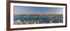 Bosphorus and Golden Horn Panorama from Galata Tower, Istanbul, Turkey-Michele Falzone-Framed Photographic Print