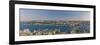 Bosphorus and Golden Horn Panorama from Galata Tower, Istanbul, Turkey-Michele Falzone-Framed Photographic Print