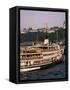 Bosphorus Ferry, Istanbul, Turkey, Eurasia-David Lomax-Framed Stretched Canvas