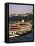 Bosphorus Ferry, Istanbul, Turkey, Eurasia-David Lomax-Framed Stretched Canvas