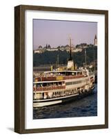 Bosphorus Ferry, Istanbul, Turkey, Eurasia-David Lomax-Framed Photographic Print