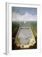 Bosquet De L'Île Royale and Bassin Du Miroir in the Gardens of Versailles-Etienne Allegrain-Framed Giclee Print