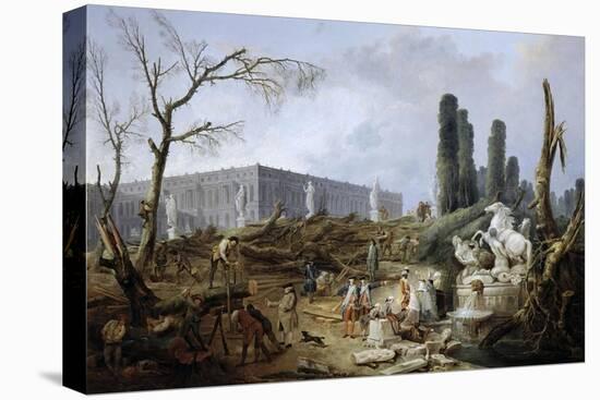 Bosquet Des Bains D'Apollon-Hubert Robert-Stretched Canvas