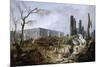 Bosquet Des Bains D'Apollon-Hubert Robert-Mounted Giclee Print