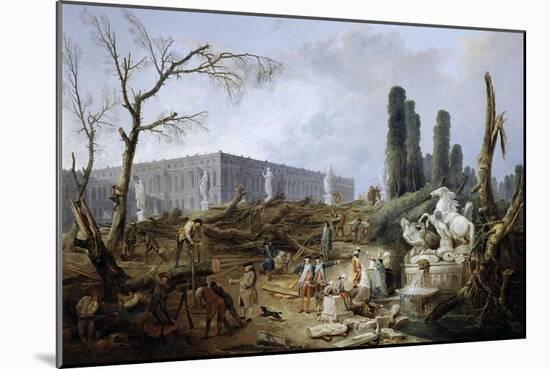 Bosquet Des Bains D'Apollon-Hubert Robert-Mounted Giclee Print