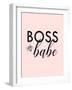 Boss Babe-Anna Quach-Framed Art Print