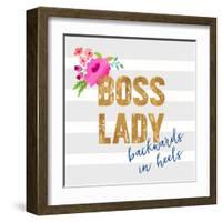 Boss Lady-Bella Dos Santos-Framed Art Print