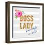 Boss Lady-Bella Dos Santos-Framed Art Print