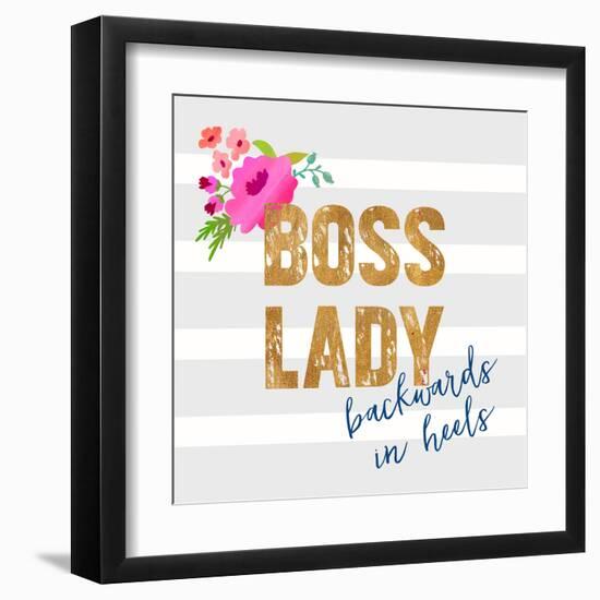 Boss Lady-Bella Dos Santos-Framed Art Print