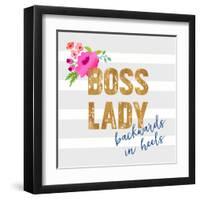 Boss Lady-Bella Dos Santos-Framed Art Print