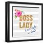 Boss Lady-Bella Dos Santos-Framed Art Print