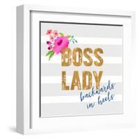 Boss Lady-Bella Dos Santos-Framed Art Print