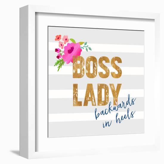 Boss Lady-Bella Dos Santos-Framed Art Print